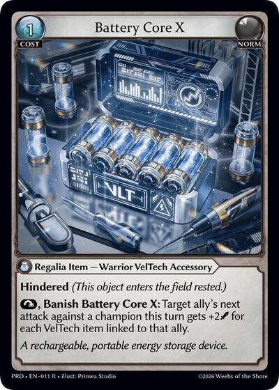 Battery Core X - 011 - Rare - .asphodel/paradise