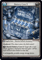 Battery Core X - 011 - Rare - .asphodel/paradise