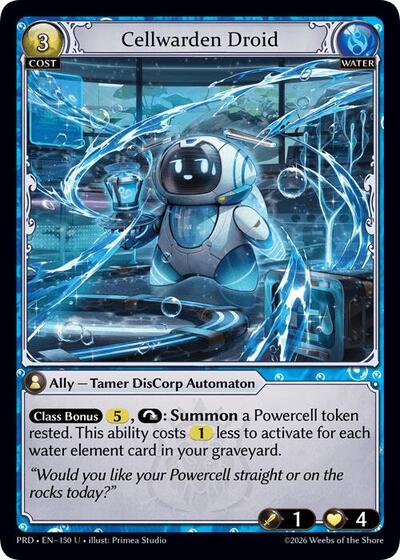 Cellwarden Droid - 150 - Uncommon - .asphodel/paradise