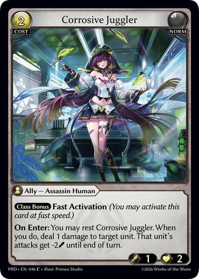 Corrosive Juggler - 046 - Common - .asphodel/paradise