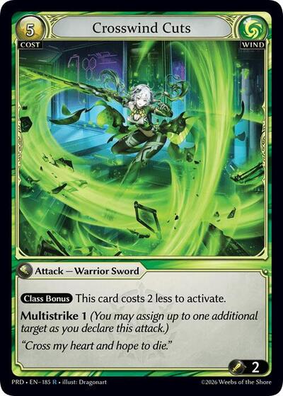 Crosswind Cuts - 185 - Rare - .asphodel/paradise
