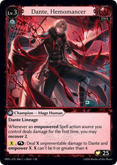 Dante, Hemomancer - 006 - Uncommon - .asphodel/paradise