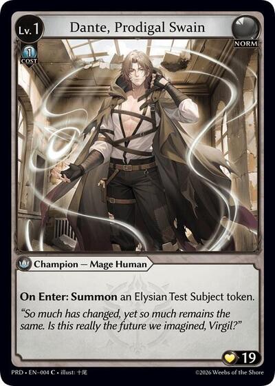 Dante, Prodigal Swain - 004 - Common - .asphodel/paradise