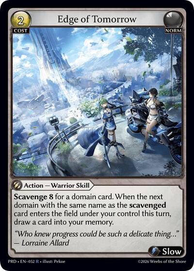 Edge of Tomorrow - 052 - Rare - .asphodel/paradise