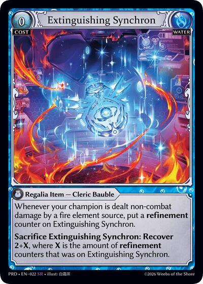Extinguishing Synchron - 022 - Super Rare - .asphodel/paradise