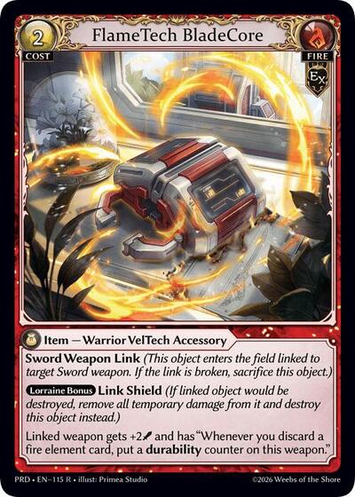 FlameTech BladeCore - 115 - Rare - .asphodel/paradise