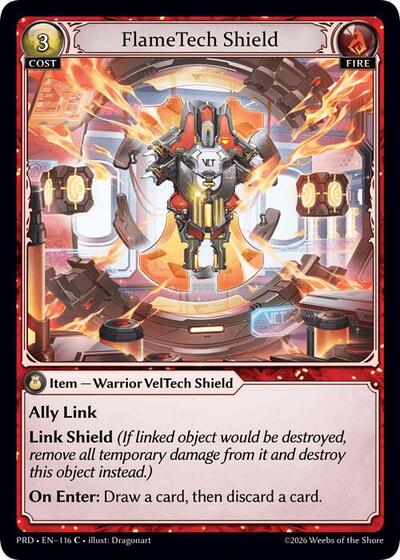 FlameTech Shield - 116 - Common - .asphodel/paradise