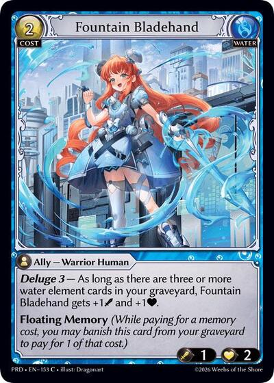 Fountain Bladehand - 153 - Common - .asphodel/paradise