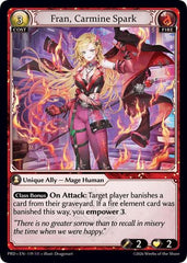 Fran, Carmine Spark - 119 - Super Rare - .asphodel/paradise