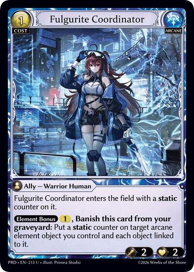 Fulgurite Coordinator - 213 - Uncommon - .asphodel/paradise