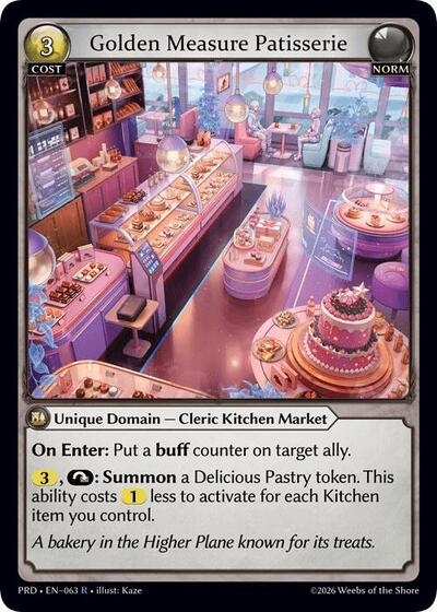 Golden Measure Patisserie - 063 - Rare - .asphodel/paradise