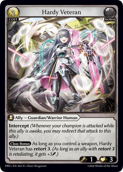 Hardy Veteran - 065 - Rare - .asphodel/paradise