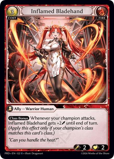 Inflamed Bladehand - 122 - Rare - .asphodel/paradise