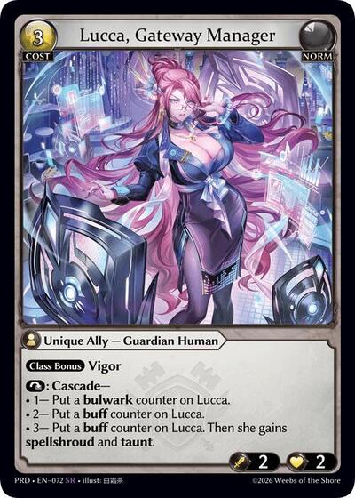 Lucca, Gateway Manager - 072 - Super Rare - .asphodel/paradise