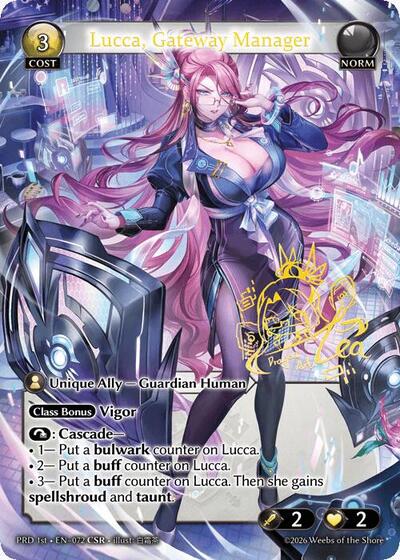 Lucca, Gateway Manager - 072 - Collector Super Rare - .asphodel/paradise