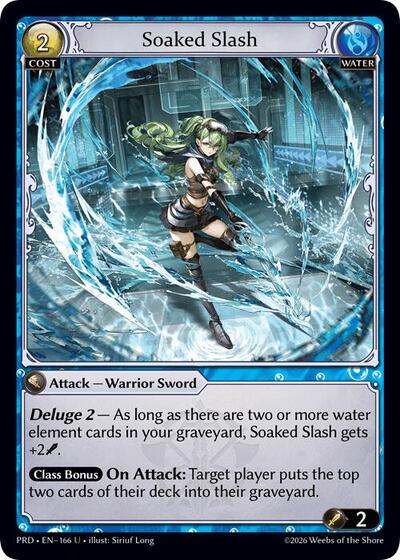 Soaked Slash - 166 - Uncommon - .asphodel/paradise