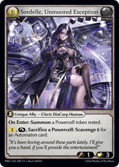 Sordelle, Unmoored Exception - 089 - Super Rare - .asphodel/paradise