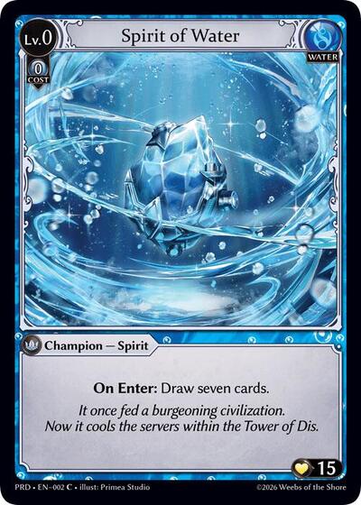 Spirit of Water - 002 - Common - .asphodel/paradise