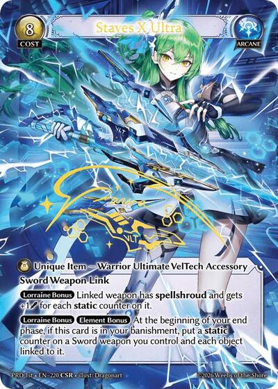 Staves X Ultra - 220 - Collector Super Rare - .asphodel/paradise