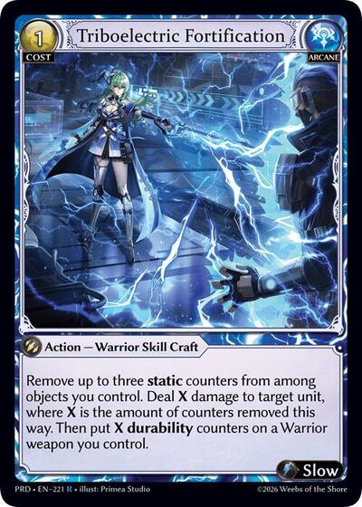 Triboelectric Fortification - 221 - Rare - .asphodel/paradise