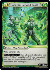 Aenean Tailwind Boost (Interference Curio Foil) - 177 - Common - .asphodel/paradise