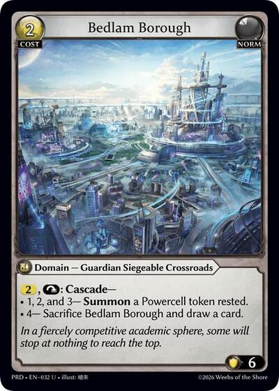 Bedlam Borough (Interference Curio Foil) - 032 - Uncommon - .asphodel/paradise