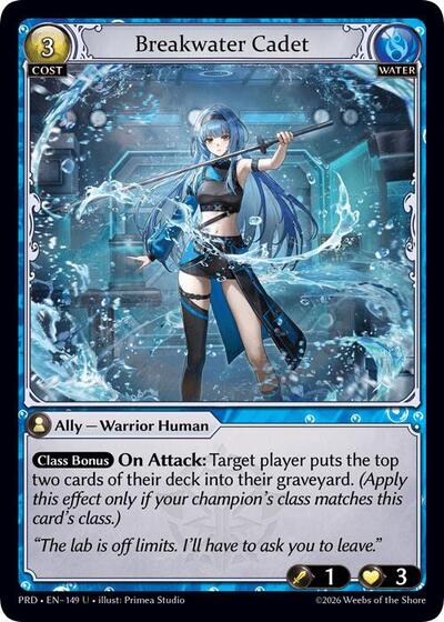 Breakwater Cadet (Interference Curio Foil) - 149 - Uncommon - .asphodel/paradise
