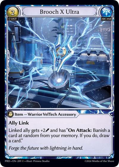 Brooch X Ultra (Interference Curio Foil) - 209 - Uncommon - .asphodel/paradise