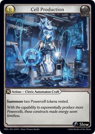Cell Production (Interference Curio Foil) - 039 - Common - .asphodel/paradise