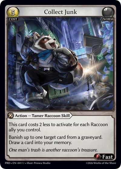 Collect Junk (Interference Curio Foil) - 041 - Uncommon - .asphodel/paradise