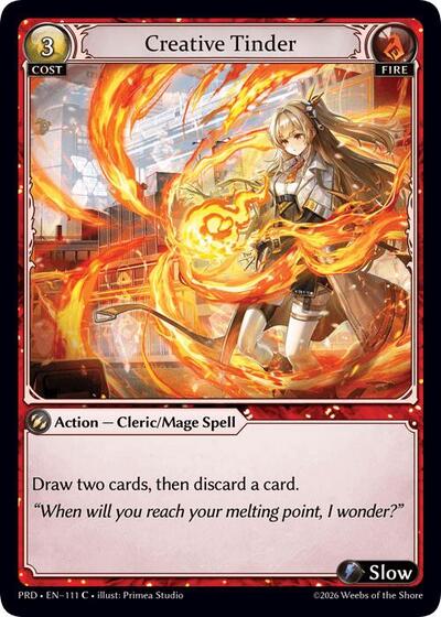 Creative Tinder (Interference Curio Foil) - 111 - Common - .asphodel/paradise