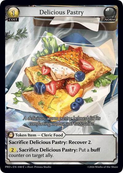 Delicious Pastry (Interference Curio Foil) - 048 - Common - .asphodel/paradise