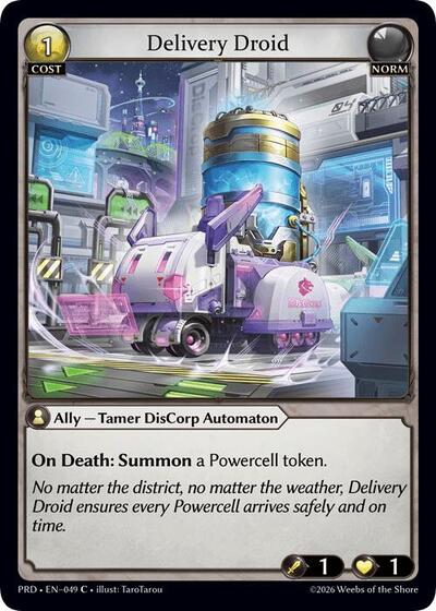 Delivery Droid (Interference Curio Foil) - 049 - Common - .asphodel/paradise