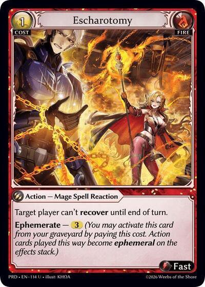 Escharotomy (Interference Curio Foil) - 114 - Uncommon - .asphodel/paradise