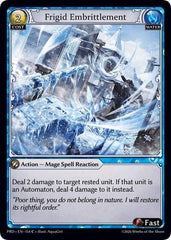 Frigid Embrittlement (Interference Curio Foil) - 154 - Common - .asphodel/paradise