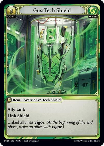 GustTech Shield (Interference Curio Foil) - 192 - Common - .asphodel/paradise