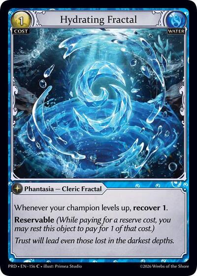 Hydrating Fractal (Interference Curio Foil) - 156 - Common - .asphodel/paradise
