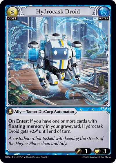 Hydrocask Droid (Interference Curio Foil) - 157 - Common - .asphodel/paradise