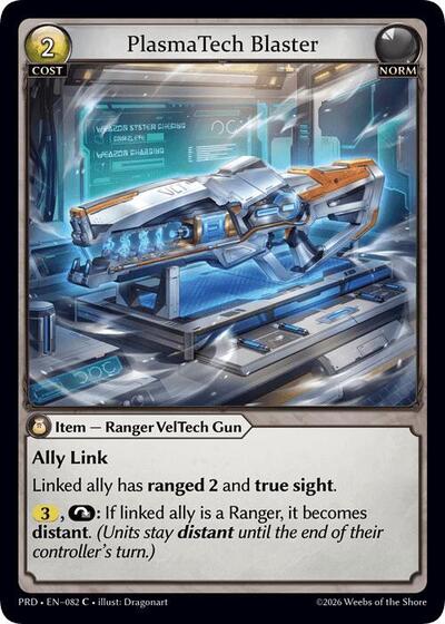 PlasmaTech Blaster (Interference Curio Foil) - 082 - Common - .asphodel/paradise