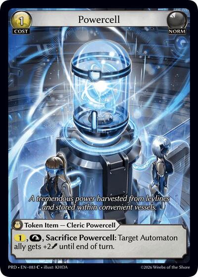 Powercell (Interference Curio Foil) - 083 - Common - .asphodel/paradise
