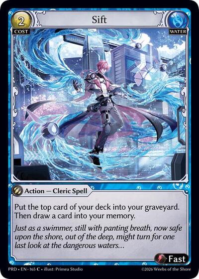 Sift (Interference Curio Foil) - 165 - Common - .asphodel/paradise