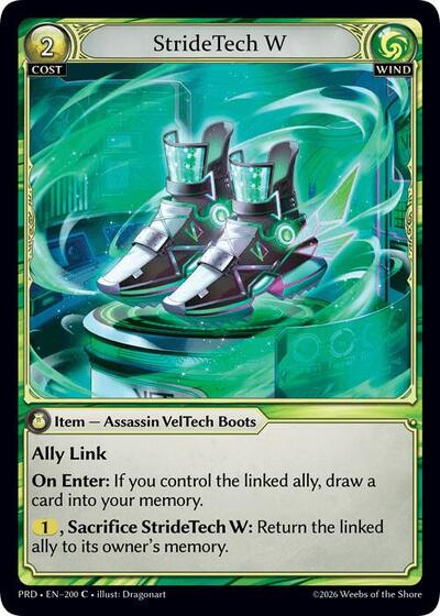 StrideTech W (Interference Curio Foil) - 200 - Common - .asphodel/paradise