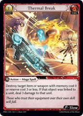 Thermal Break (Interference Curio Foil) - 135 - Uncommon - .asphodel/paradise