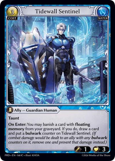 Tidewall Sentinel (Interference Curio Foil) - 168 - Common - .asphodel/paradise