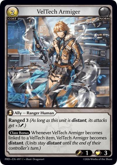 VelTech Armiger (Interference Curio Foil) - 097 - Uncommon - .asphodel/paradise
