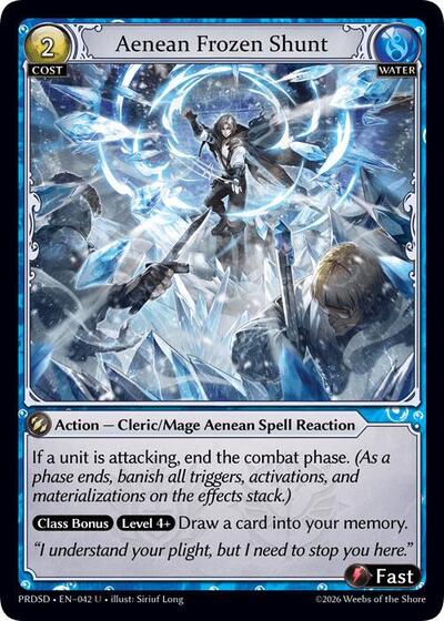Aenean Frozen Shunt - 042 - Uncommon - .asphodel/paradise Starter Decks