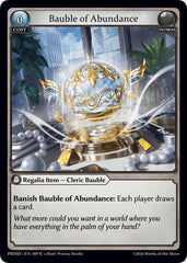 Bauble of Abundance - 009 - Common - .asphodel/paradise Starter Decks