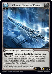 Clarent, Sword of Peace - 010 - Rare - .asphodel/paradise Starter Decks
