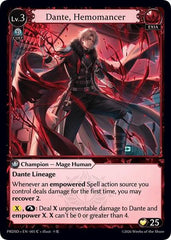 Dante, Hemomancer - 005 - Common - .asphodel/paradise Starter Decks