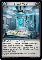 Gencode Womb - 011 - Rare - .asphodel/paradise Starter Decks